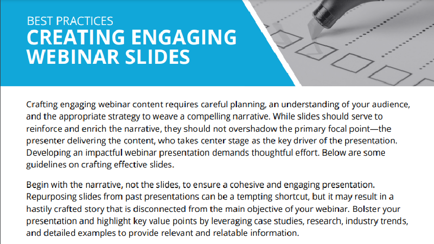 Creating Engaging Webinar Slides Feature Image