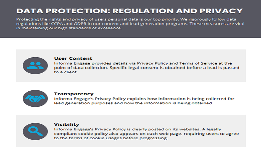 Data Protection Regulation and Privacy Infographic